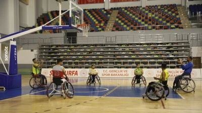 Şanlıurfalı engelli basketbolcular, geçen sezon kaçan Süper Lig hedefine odaklandı