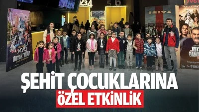 Şehit çocuklarına özel etkinlik…