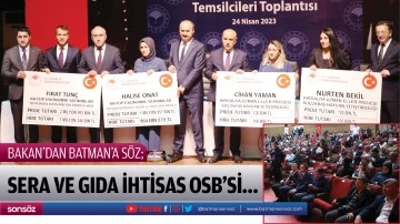 Sera ve Gıda İhtisas OSB’si…