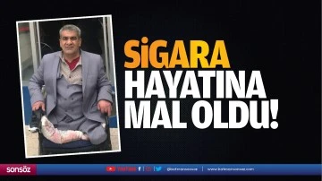 Sigara hayatına mal oldu