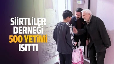 Siirtliler Derneği, 500 yetimi ısıttı