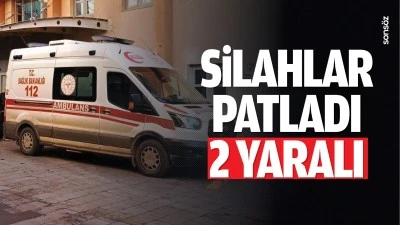 Silahlar patladı: 2 yaralı