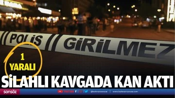 Silahlı kavgada kan aktı: 1 Yaralı