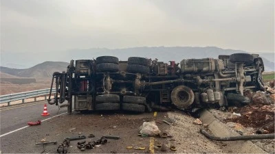 Şırnak'ta sondaj aracının devrilmesi sonucu 1 kişi öldü, 1 kişi yaralandı