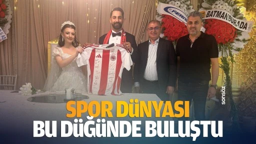 Spor dünyası bu düğünde buluştu