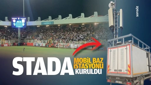 Stada mobil baz istasyonu kuruldu