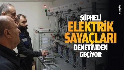 Şüpheli elektrik sayaçları denetimden geçiyor