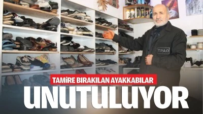 Tamire bırakılan ayakkabılar unutuluyor