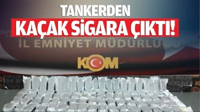 Tankerden kaçak sigara çıktı!