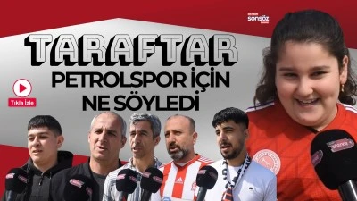 Taraftarlardan Petrolspor maçı öncesi yorum