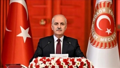 TBMM Başkanı Kurtulmuş, KKTC Cumhuriyet Meclisi Başkanı Ziya Öztürkler'i Tebrik Etti