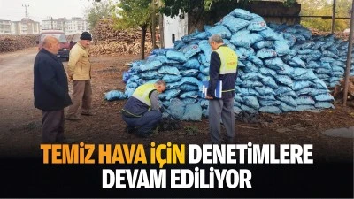 Temiz hava için denetimlere devam ediliyor