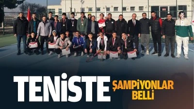 Teniste şampiyonlar belli