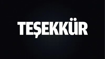 Teşekkür