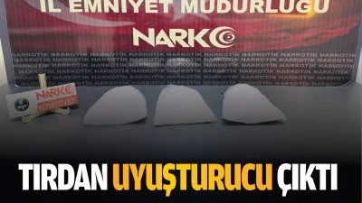 Tırdan uyuşturucu çıktı