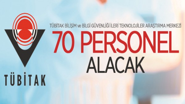 TUBİTAK 70 PERSONEL ALACAK