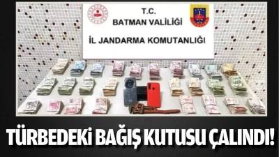 Türbedeki bağış kutusu çalındı!