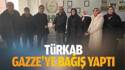 TÜRKAB, Gazze’ye bağış yaptı