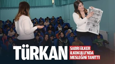 Türkan Sabri Ülker İlkokulu’nda mesleğini tanıttı