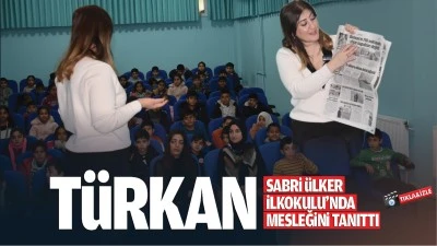 Türkan Sabri Ülker İlkokulu’nda mesleğini tanıttı