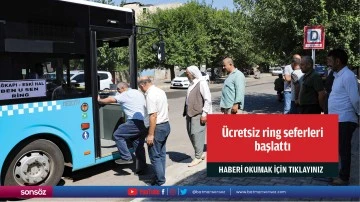 Ücretsiz ring seferleri başlattı