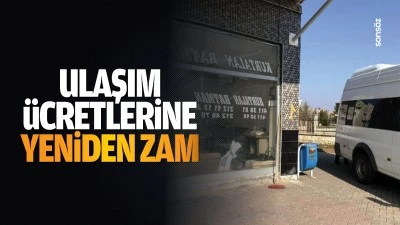 Ulaşım ücretlerine yeniden zam…