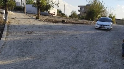 Uzunyazı Köyüne parke taşı döşendi