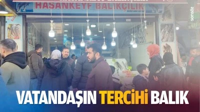 Vatandaşın tercihi balık…