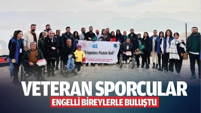 Veteran sporcular, engelli bireylerle buluştu