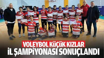 Voleybol küçük kızlar il şampiyonası sonuçlandı