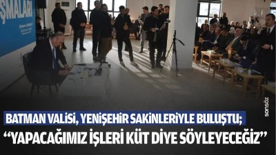 “Yapacağımız işleri küt diye söyleyeceğiz”