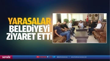 Yarasalar, belediyeyi ziyaret etti