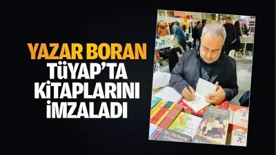 Yazar Boran, TÜYAP’ta kitaplarını imzaladı