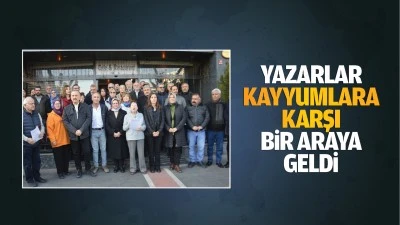 Yazarlar, kayyumlara karşı bir araya geldi