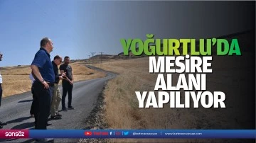 Yoğurtlu’da mesire alanı yapılıyor