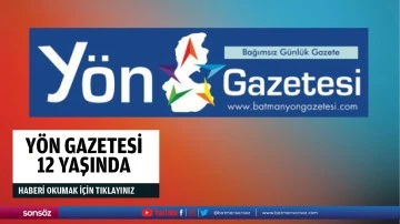 Yön Gazetesi 12 yaşında