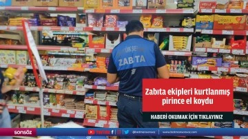 Zabıta ekipleri kurtlanmış pirince el koydu