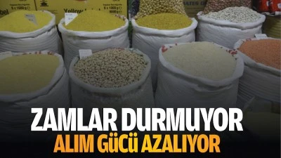 Zamlar durmuyor, alım gücü azalıyor