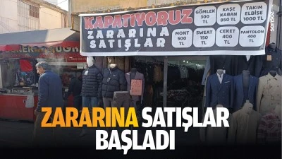 Zararına satışlar başladı