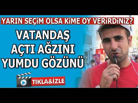 Bugün seçim olsa kime oy verirdiniz?