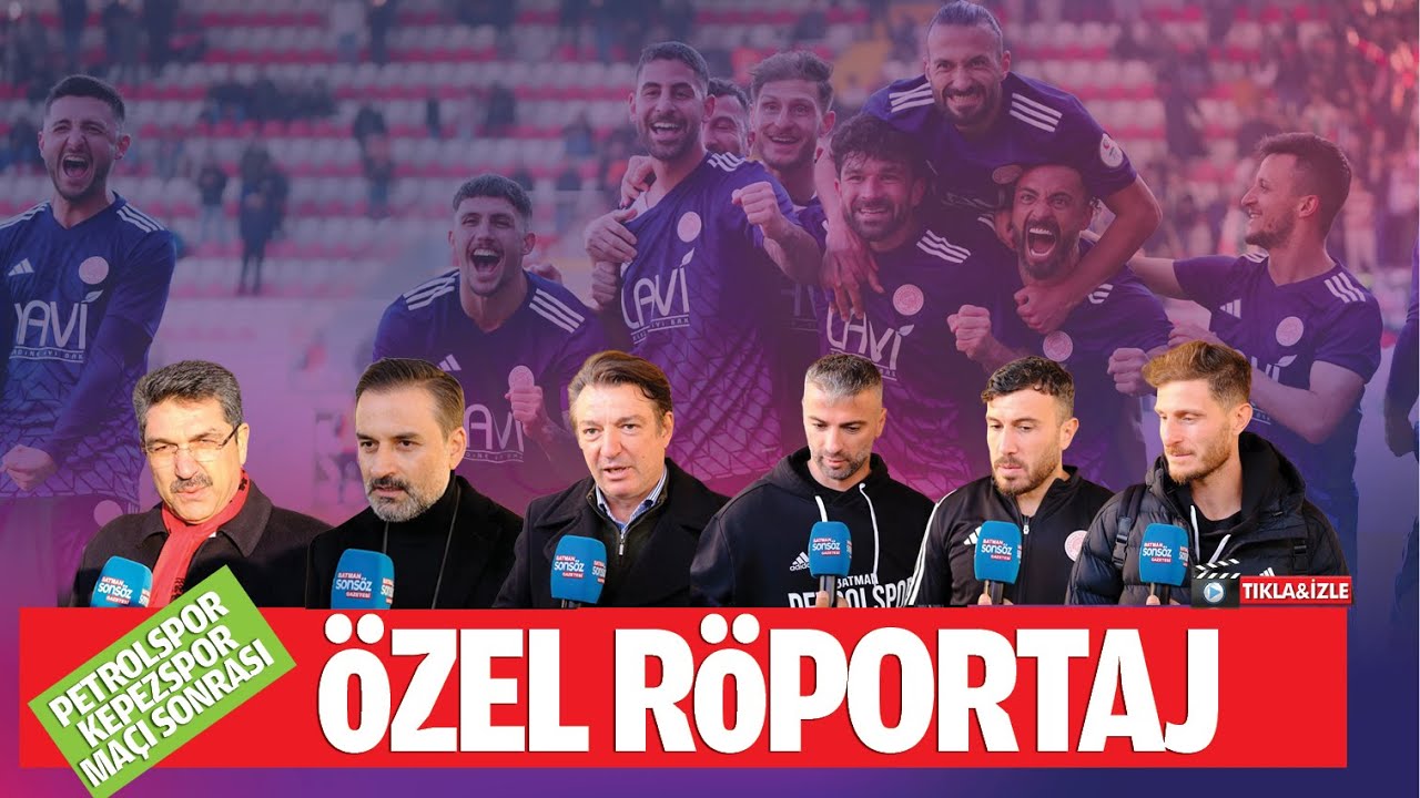 Petrolspor-Kepezspor maçı sonrası özel röportaj