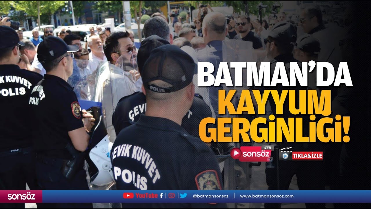 Batman’da kayyum gerginliği!