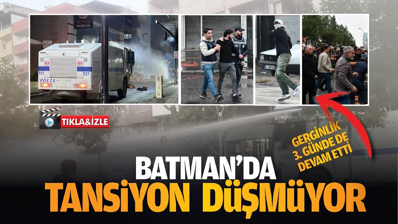 Batman’da tansiyon düşmüyor