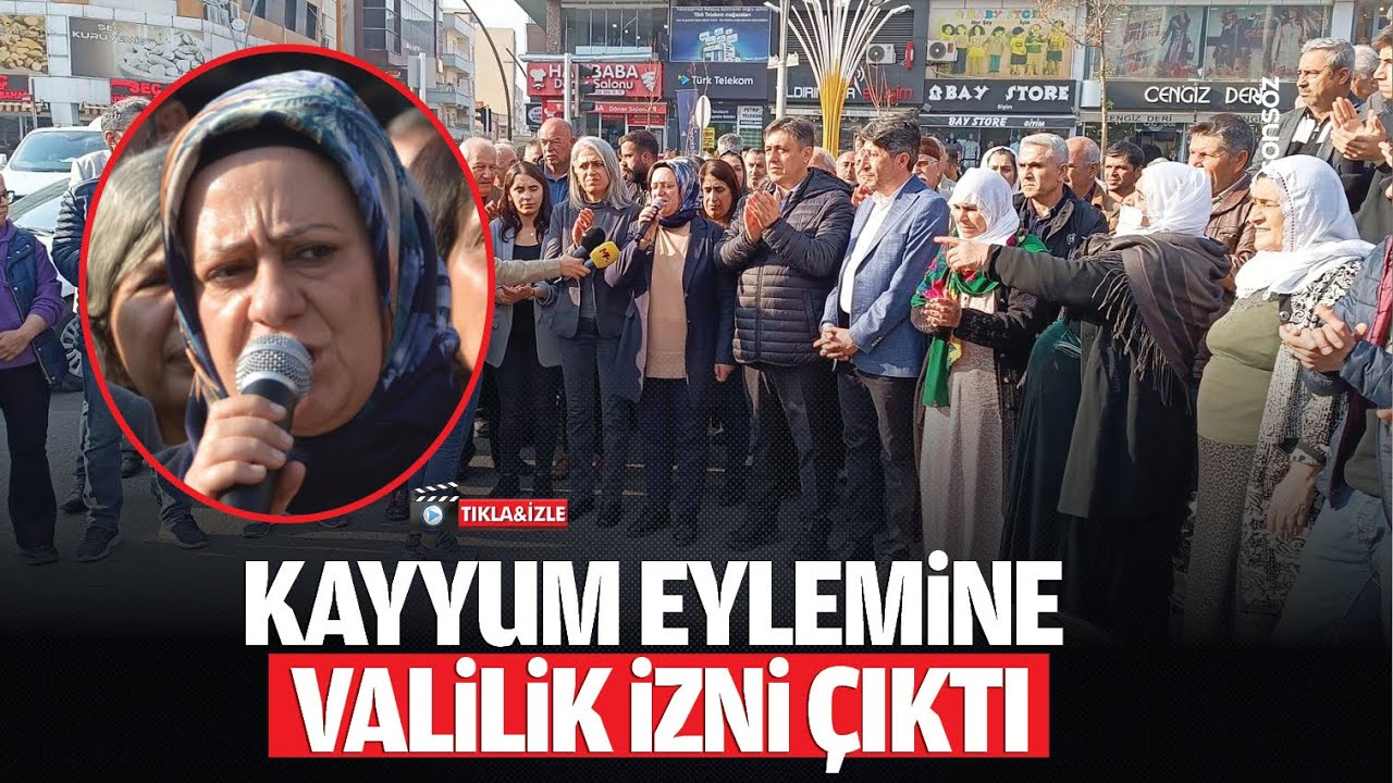 Kayyum eylemine valilik izni çıktı