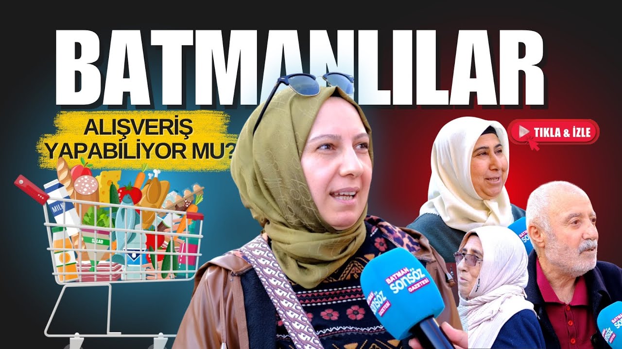 Batmanlılar alışveriş yapabiliyor mu?