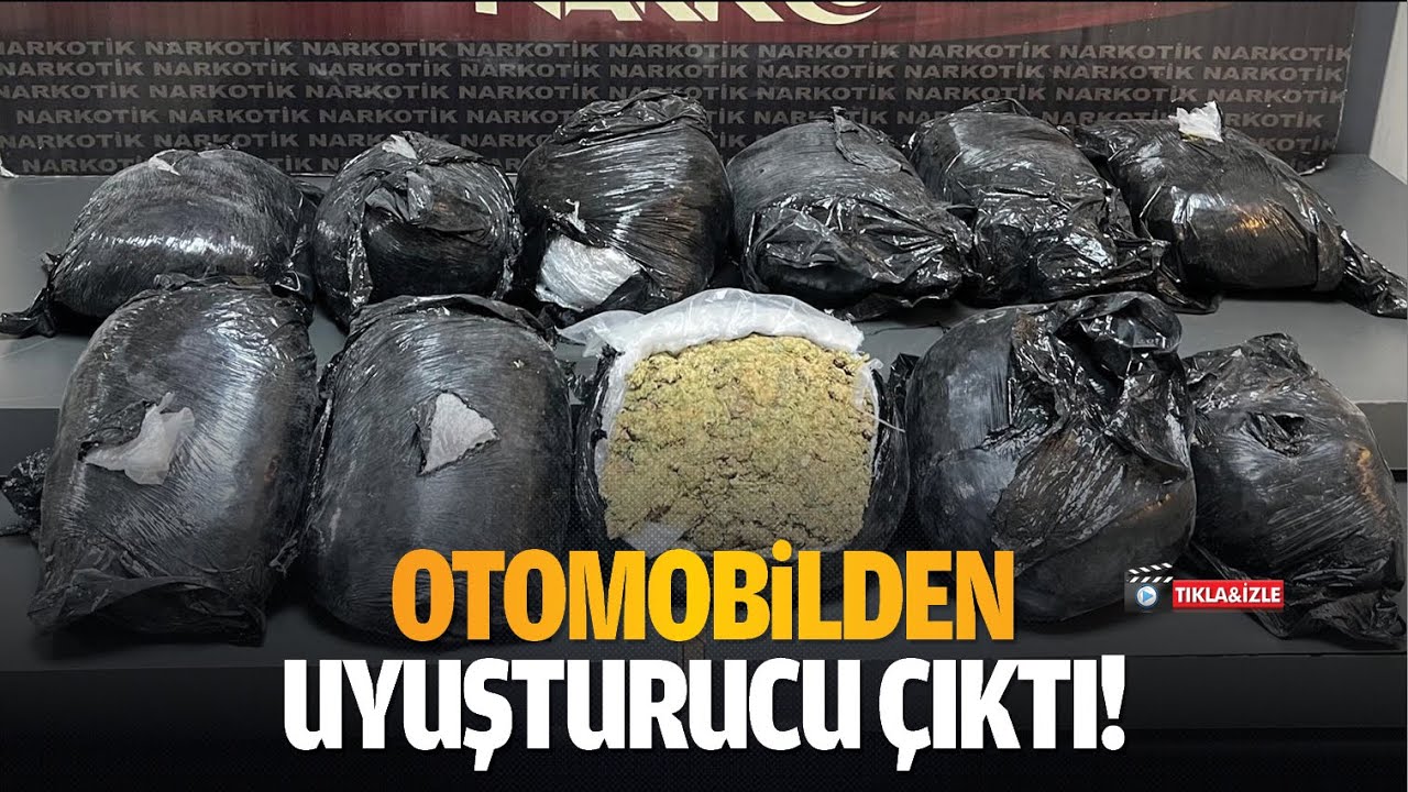 Otomobilden uyuşturucu çıktı!