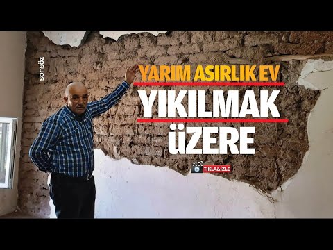 Yarım asırlık ev yıkılmak üzere