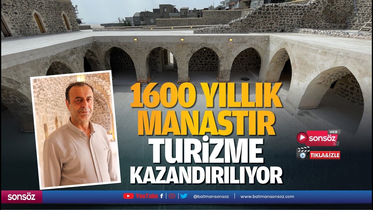 1600 yıllık manastır, turizme kazandırılıyor